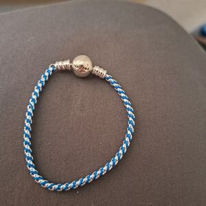 Pandora Blue and Silver Bracelet